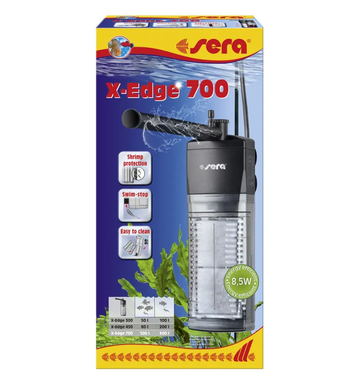 sera X-Edge 700 –Eckfilterfilter- Aquarium Innenfilter Aktuell